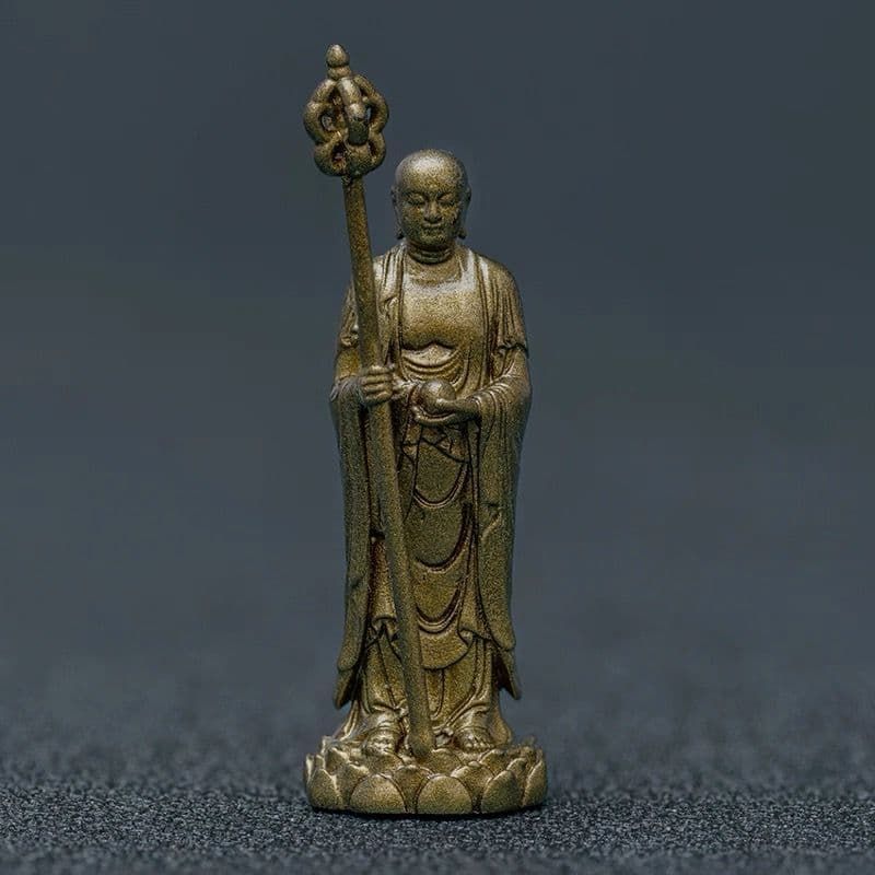 仏教美術 仏像 地蔵王仏像 小仏像 銅製 銅器 仏教美術 仏像 地蔵王仏像