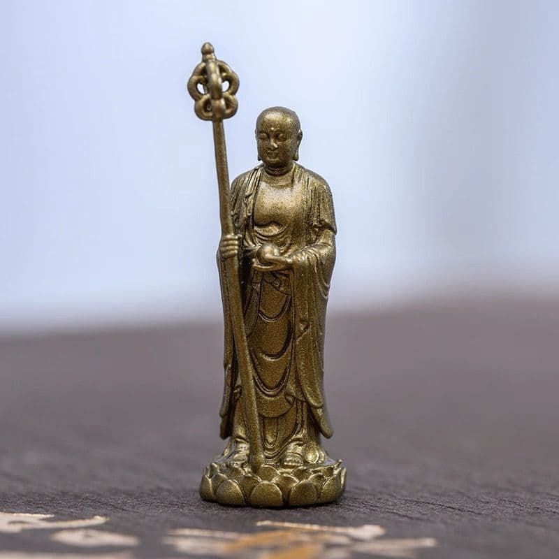 仏教美術 仏像 地蔵王仏像 小仏像 銅製 銅器 仏教美術 仏像 地蔵王仏像 小仏像 銅製 銅器 - メルカリ