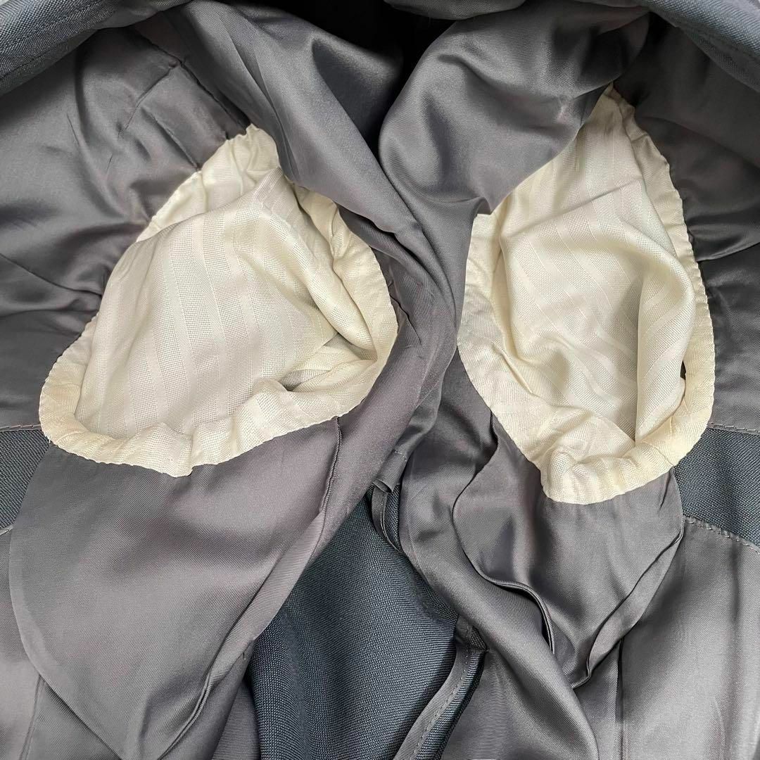 銀ボタン 背抜き