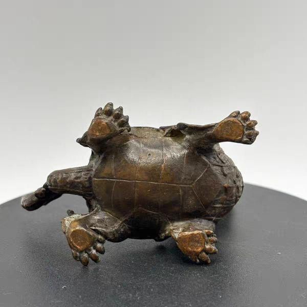 銅細工 神獣風水龍亀 縁起物 開運風水 招財 工芸品 装飾品 置物 - メルカリ