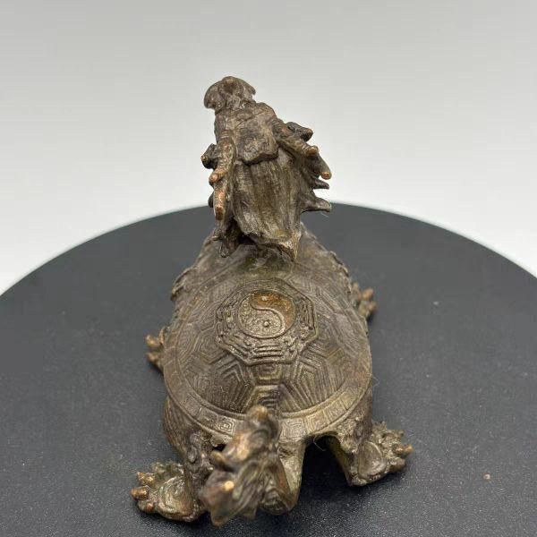 竜亀 石器 開運 風水 重厚 極細工 装飾品 工芸品 美術品 置物 銅細工 神獣風水龍亀 縁起物 開運風水 招財 工芸品 装飾品 置物 - メルカリ