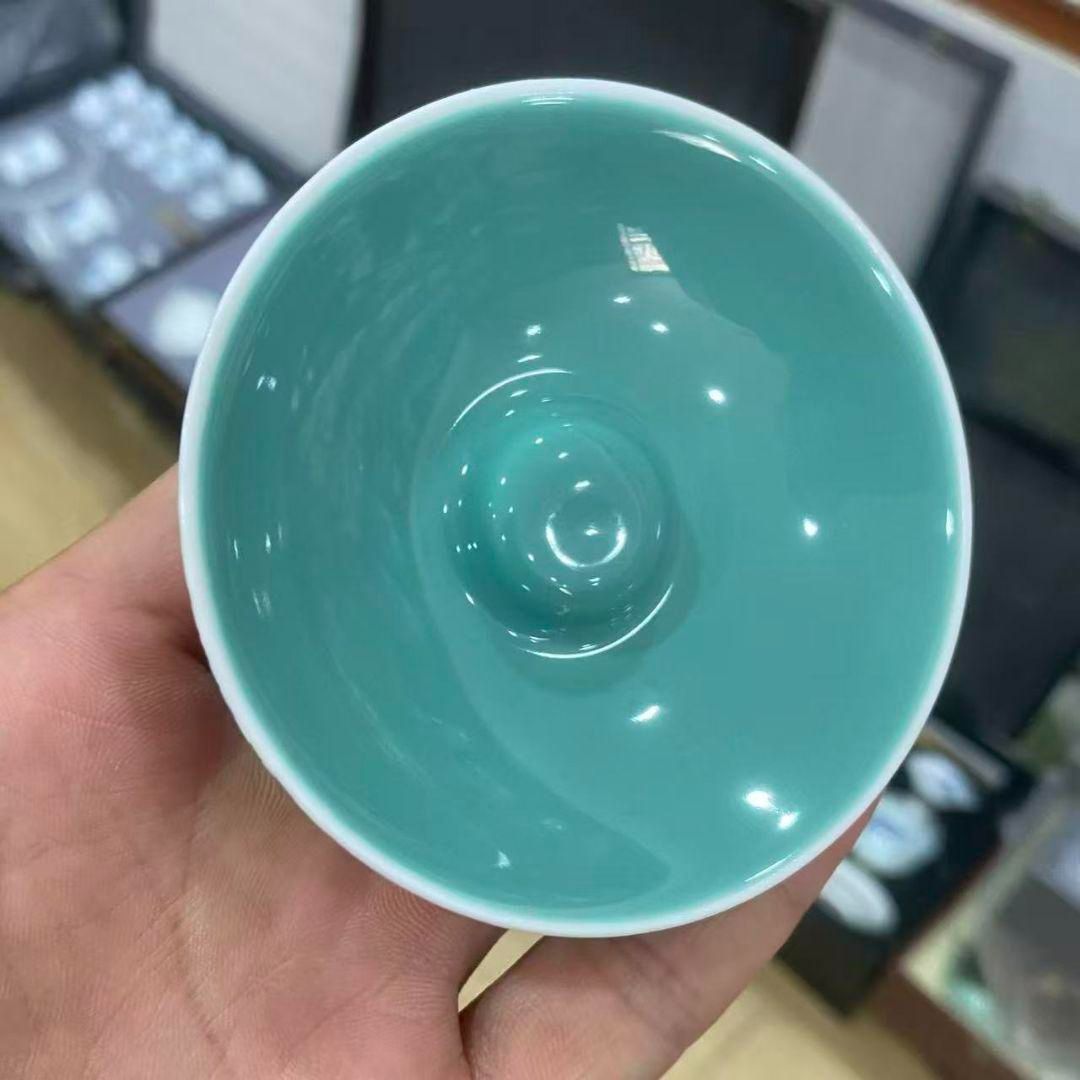 中国茶器 琺瑯万花三才蓋碗 陶磁茶碗 煎茶器 新品未使用 - メルカリ