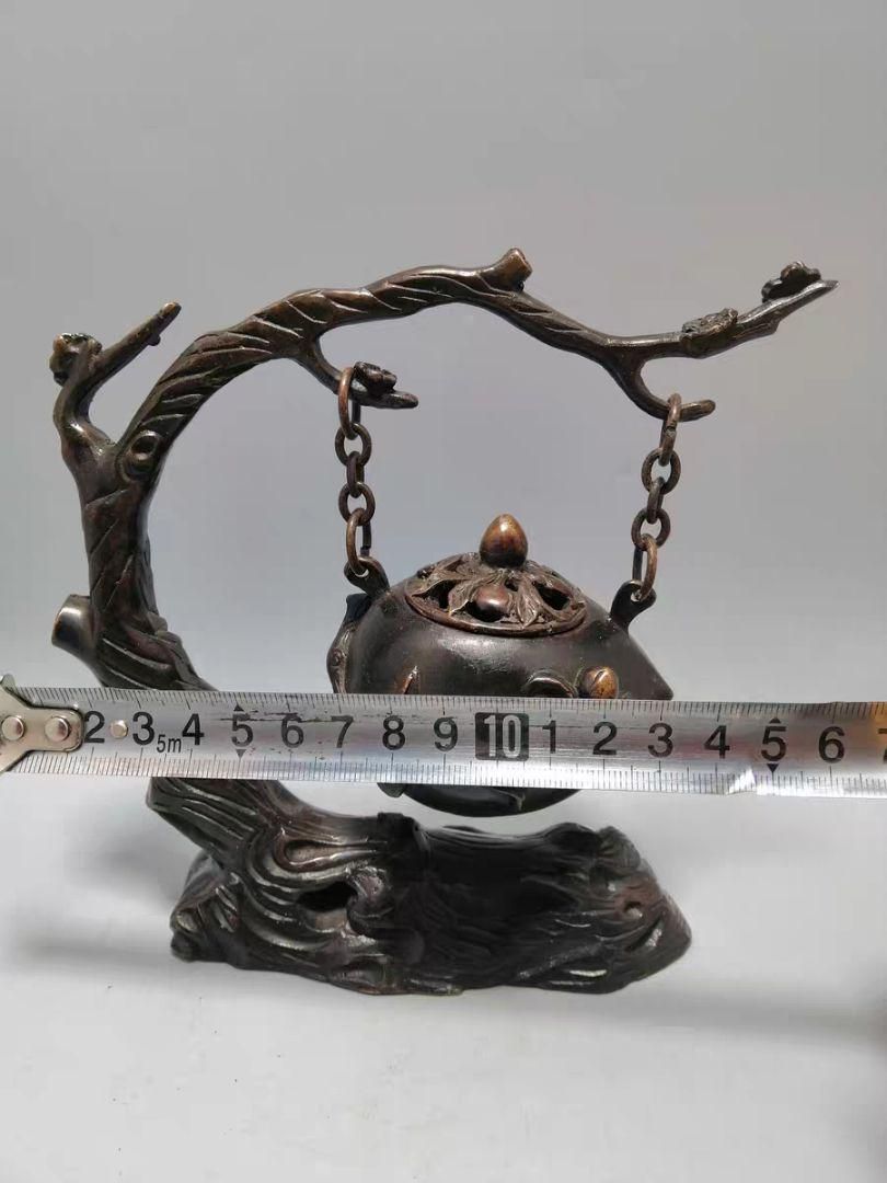 銅製 室内檀香炉 机 書斎薫香炉 香道具 工芸品 置物 銅製 室内檀香炉 机 書斎薫香炉 香道具 工芸品 置物