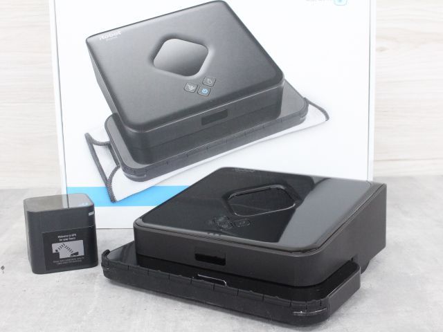 行董】美品 iRobot Braava 381j 床拭きロボ ブラック AE0U44 - メルカリ