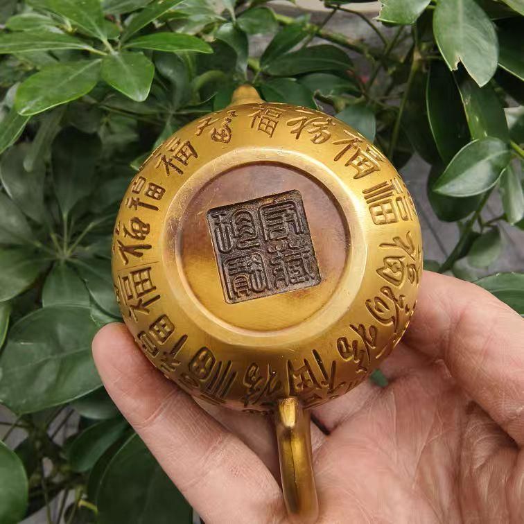 茶道具 百福徳利 福字茶壺 煎茶器 装飾品 工芸品 置物