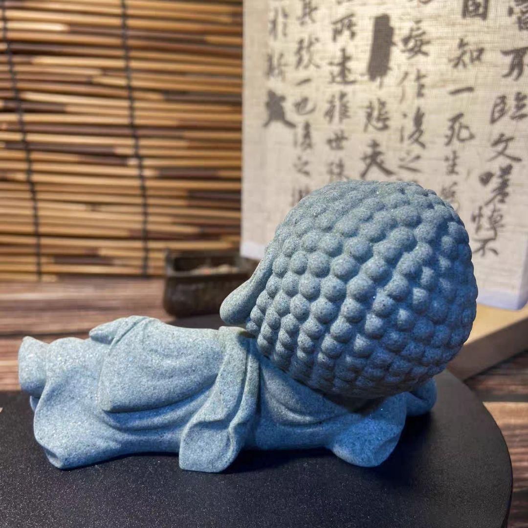 仏教美術 如来仏像 仏 寝 茶台 開運風水 招財 工芸品 装飾品 置物