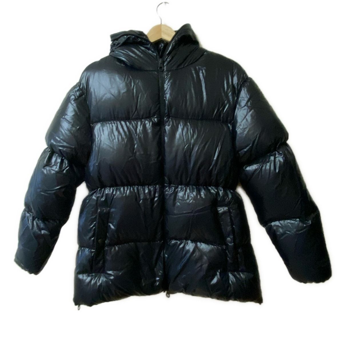 DUVETICA デュベティカ ダウンコート サイズ42 M レディース CALLIA 黒 長袖 ジップアップ 冬