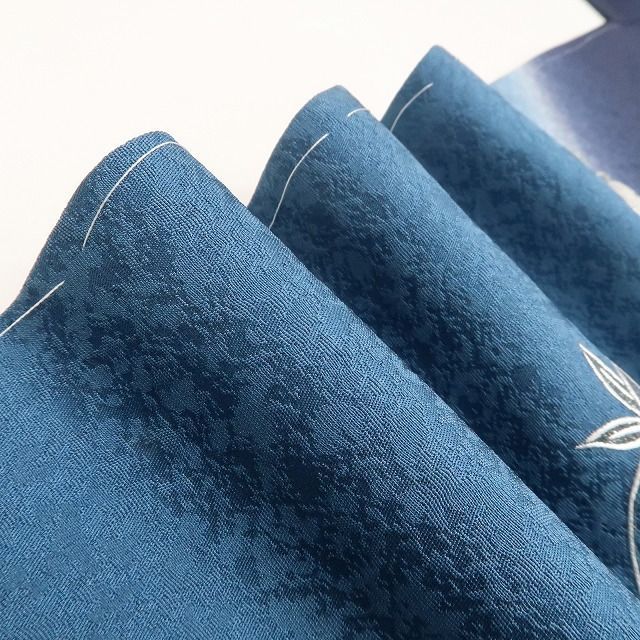 ❁tomihisa❁新品 金彩友禅 和田光正 落款 着物 正絹 仕付け糸付