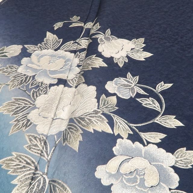 ❁tomihisa❁新品 金彩友禅 和田光正 落款 着物 正絹 仕付け糸付