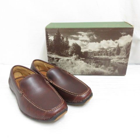 ティンバーランド Timberland スマート コンフォート レザー ローファー スリッポン ドライビング シューズ 7W 25cm 茶 ブラウン 靴 き