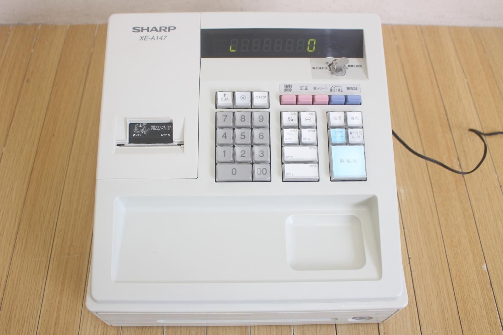 SHARP シャープ 電子レジスター XE-A147 領収書発行 SDカード管理