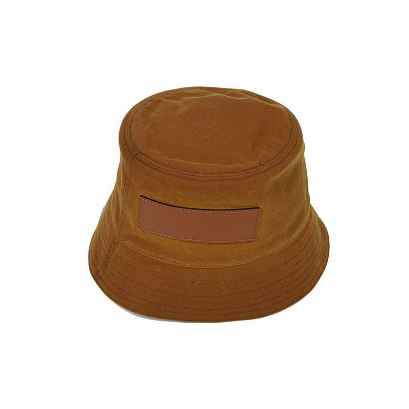 ロエベ　【LOEWE】コットンキャンバス バケットハット LOEWE - LOEWE バケットハット キャンバス&カーフ ロゴ 帽子の通販 by