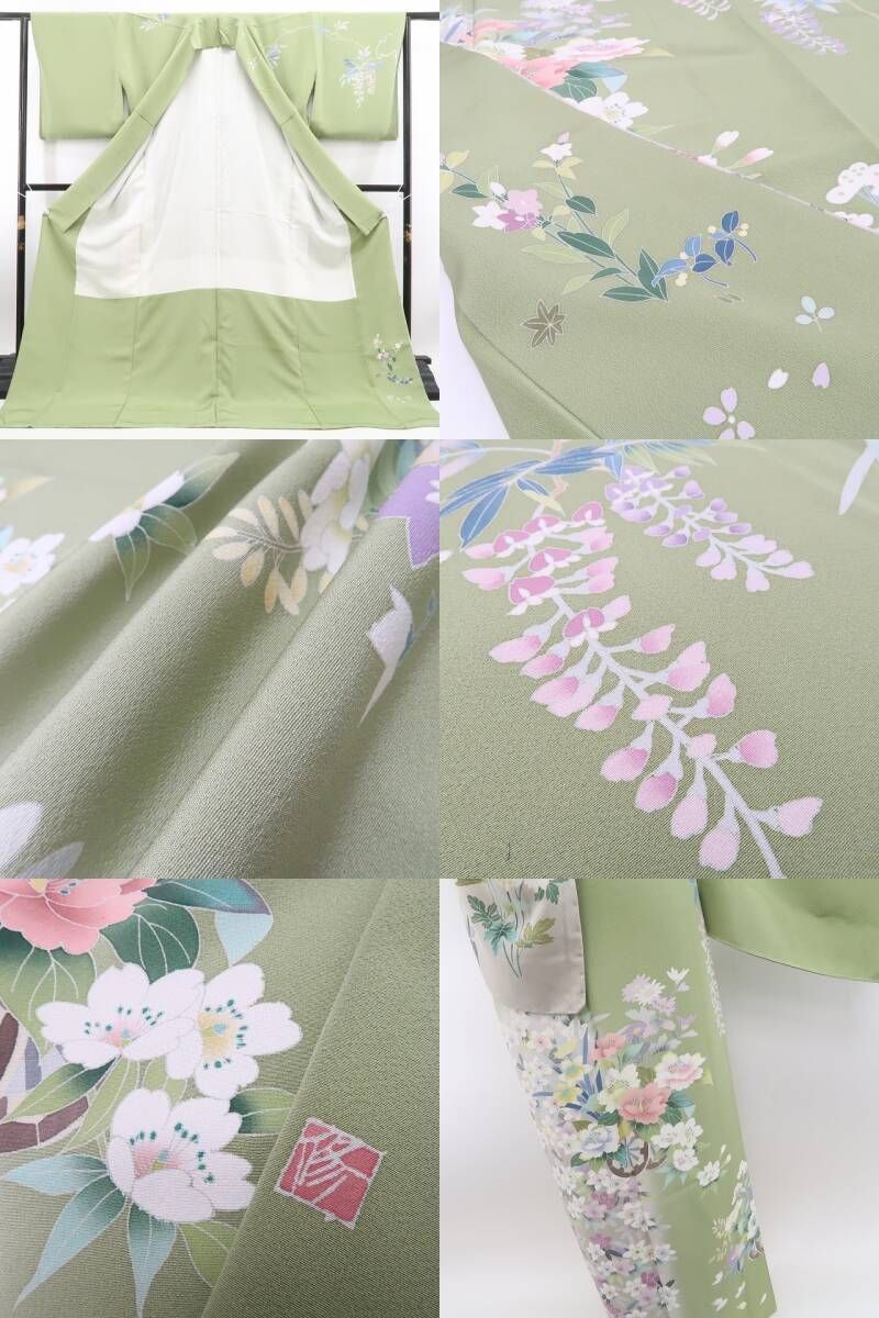 加賀友禅　金丸修一　訪問着　ピンク 加賀友禅 金丸修一 訪問着 ピンク - メルカリ