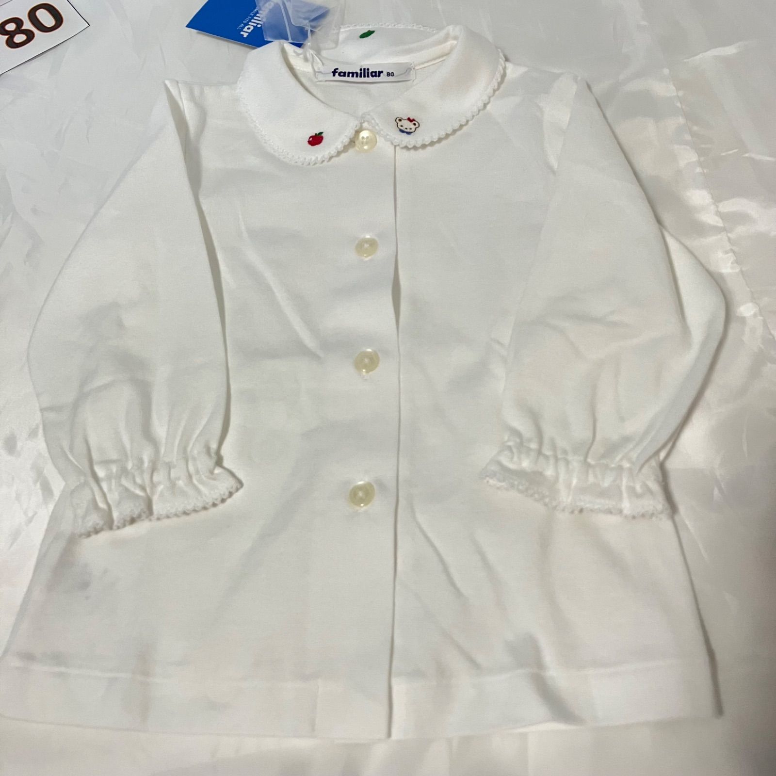 388ファミリア 80 size ブラウスジャンパースカートセット