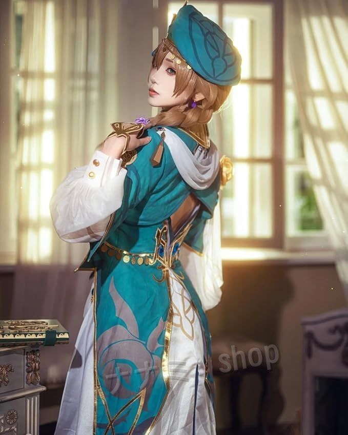 原神 げんしん 葉に隠れし芳名 コスプレ衣装 豪華版 フルセット ウィッグ付き 靴追加 可 コスチューム c