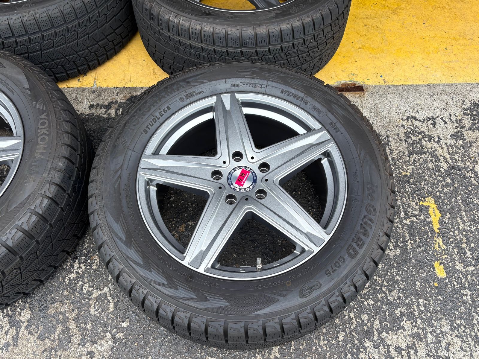 メルセデスベンツGクラス用ユーロフォルシュ19インチスタッドレスセット