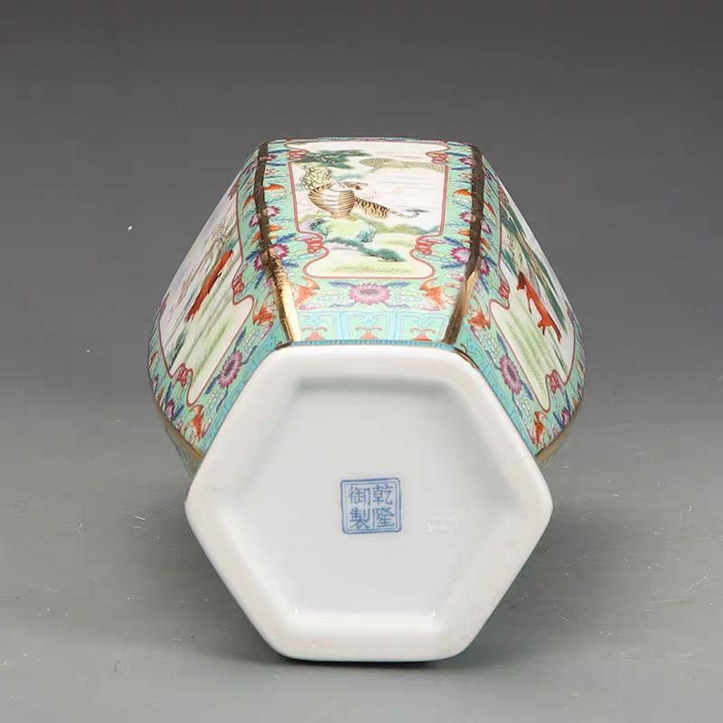 蒔絵十二支瓶 景徳鎮 陶磁器 装飾品 現代工芸品 美術品 置物 - メルカリ