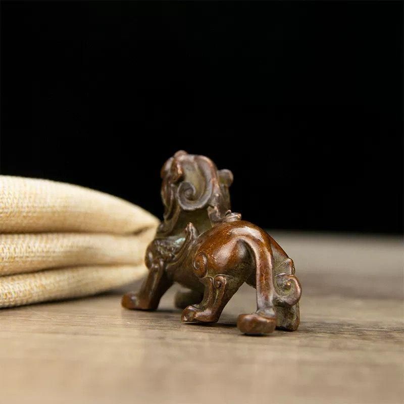 銅細工 書道具 文房具 筆置 筆入 文鎮 装飾品 工芸品 - メルカリ