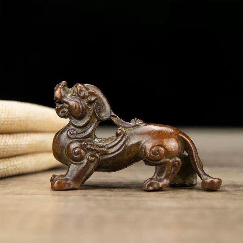 銅細工 書道具 文房具 筆置 筆入 文鎮 装飾品 工芸品 - メルカリ