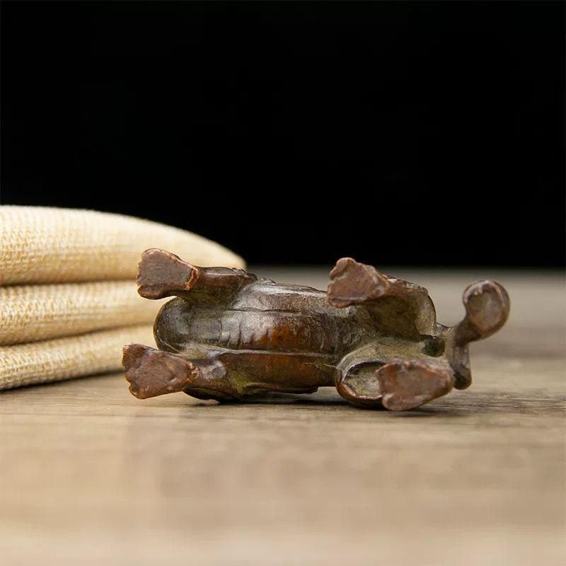 銅細工 書道具 文房具 筆置 筆入 文鎮 装飾品 工芸品 - メルカリ