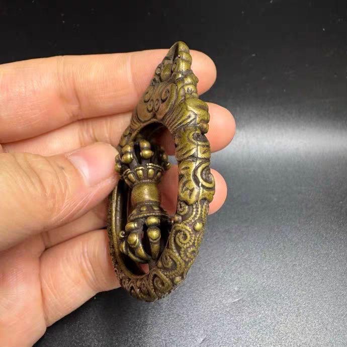 銅器 金剛杵 鎮宅 辟邪 開運 風水 招財 置物 工芸品 - メルカリ