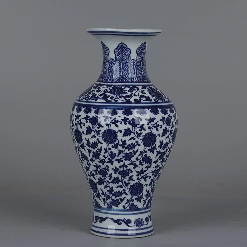 新品枝蓮紋瓶 工芸品 陶磁器 装飾品 花瓶 花器 美術品 置物 陶芸 賞物観賞瓶 枝蓮紋瓶 工芸品 陶磁器 装飾品 花瓶 花器 美術品 置物 陶芸 賞物観賞