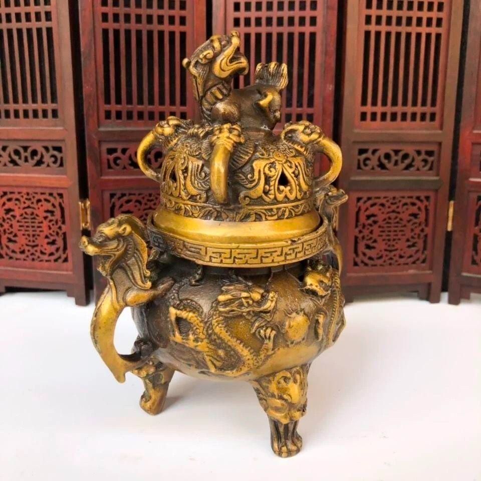 銅 細工 両耳天狗薫香炉 仏堂 香道具 装飾品 置物 WWW_OPDRERGINERDOGAN_COM