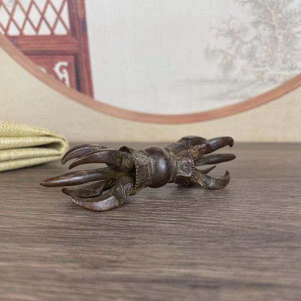 銅細工 密宗多傑金剛法器 金剛杵 降魔杵 鎮宅辟邪 開運風水 招財 置物