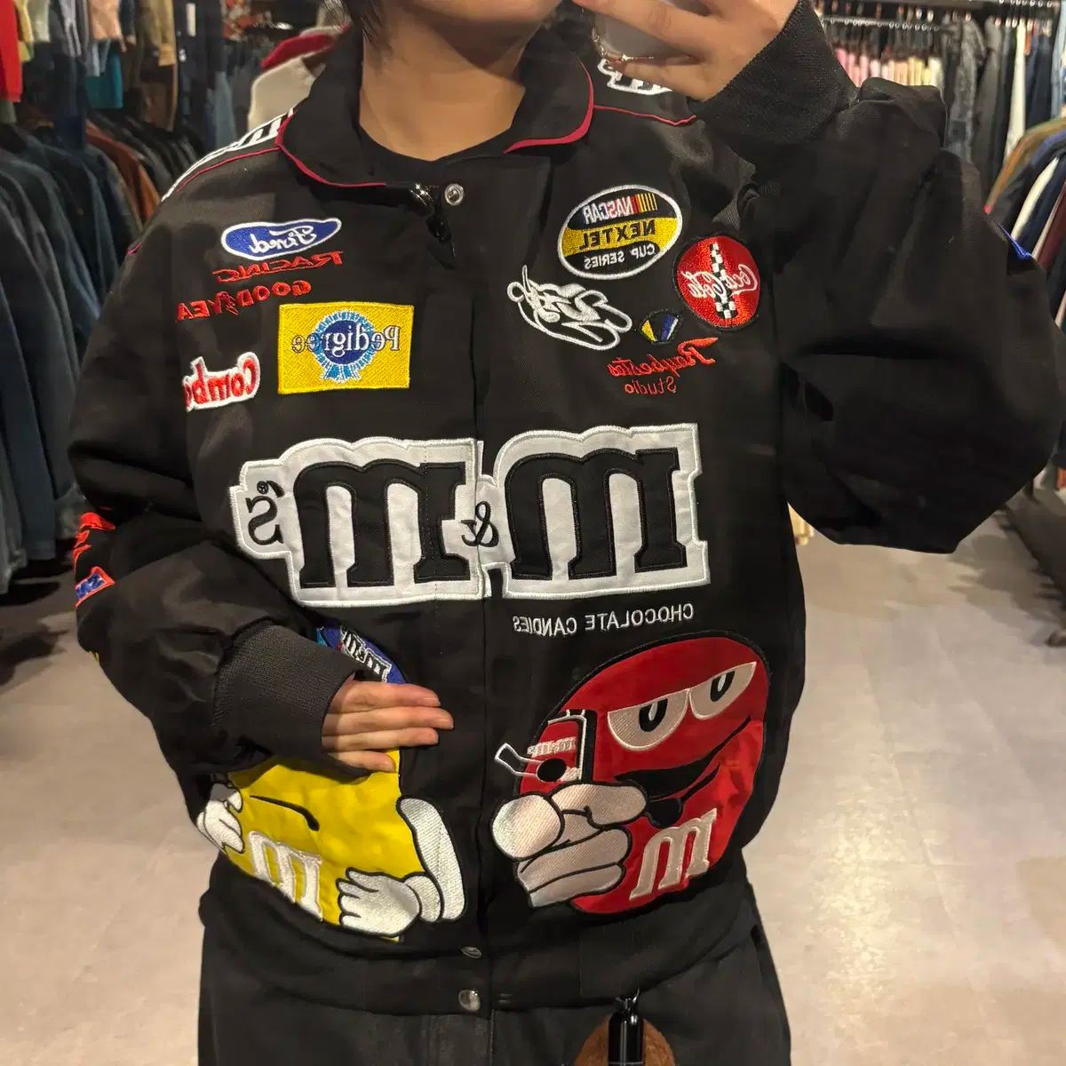 520 JH Design NASCAR M-M チョコレート ジャケット アウター