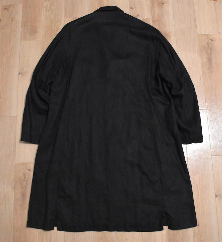 ETS.MATERIAUX フレンチ ワーク リネン カバーコート 2 定価5万3900円 マテリオ