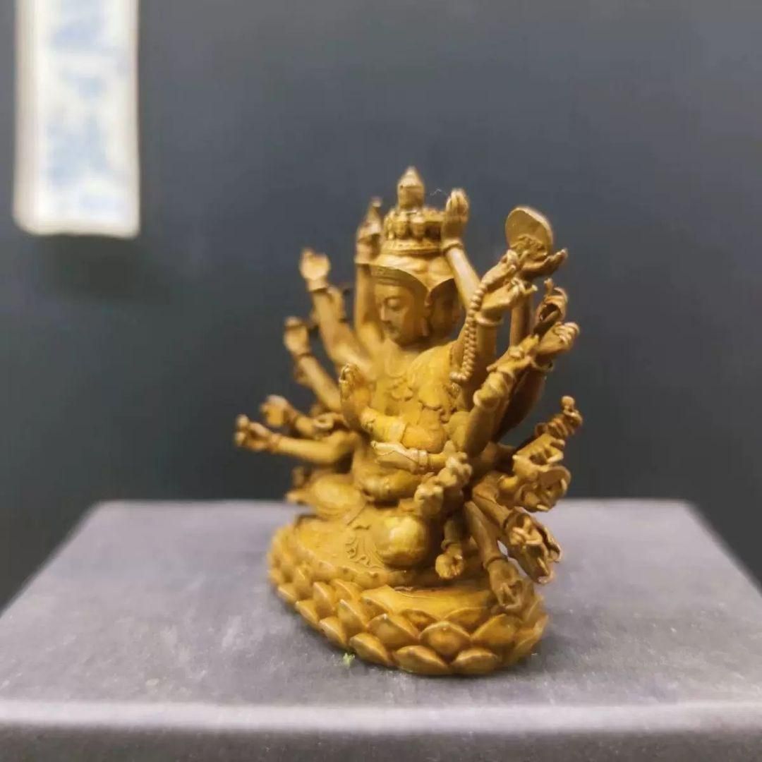 仏教美術 仏像 千手観音菩薩仏像 銅製 銅器 工芸品 置物 仏教美術 千手観音像 仏像 銅製 装飾品 工芸品 美術品 置物 - メルカリ