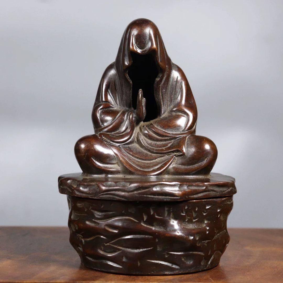 銅細工 無相仏 仏像 香炉 装飾品 置物