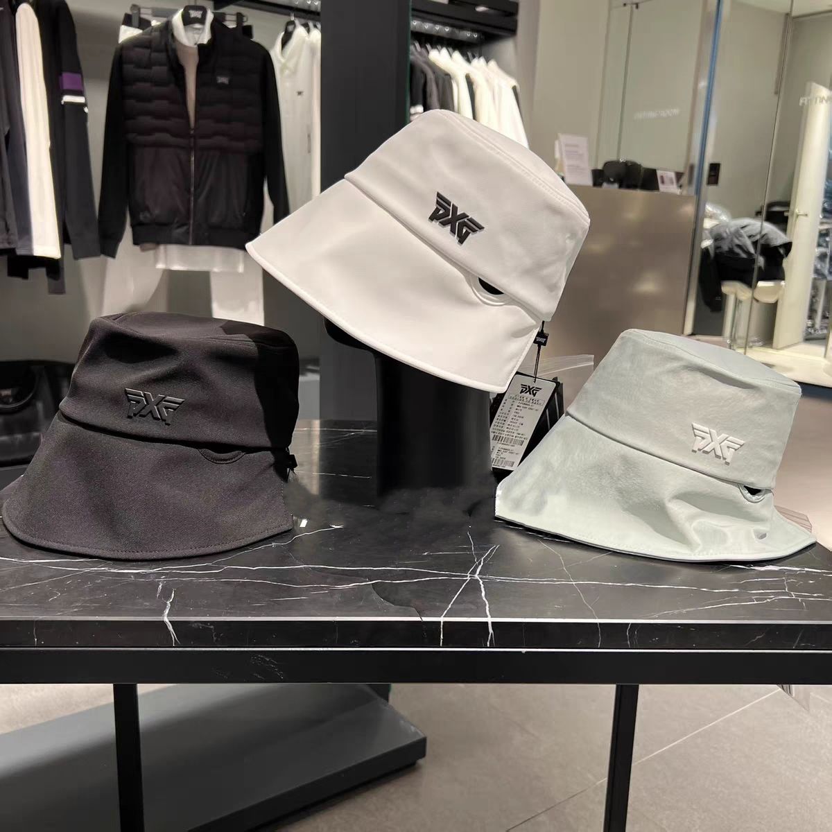 レディースゴルフ ルック PXG 夏 バケットハット 3色