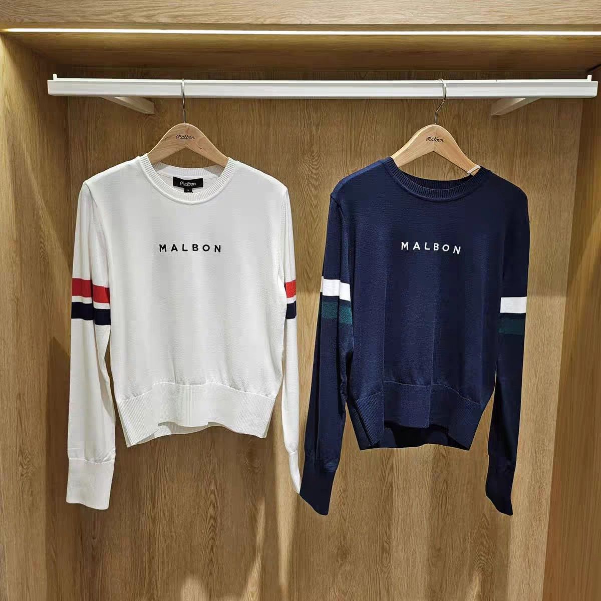 レディースゴルフLook マルボンゴルフ キャラクター ラウンドネック セーター