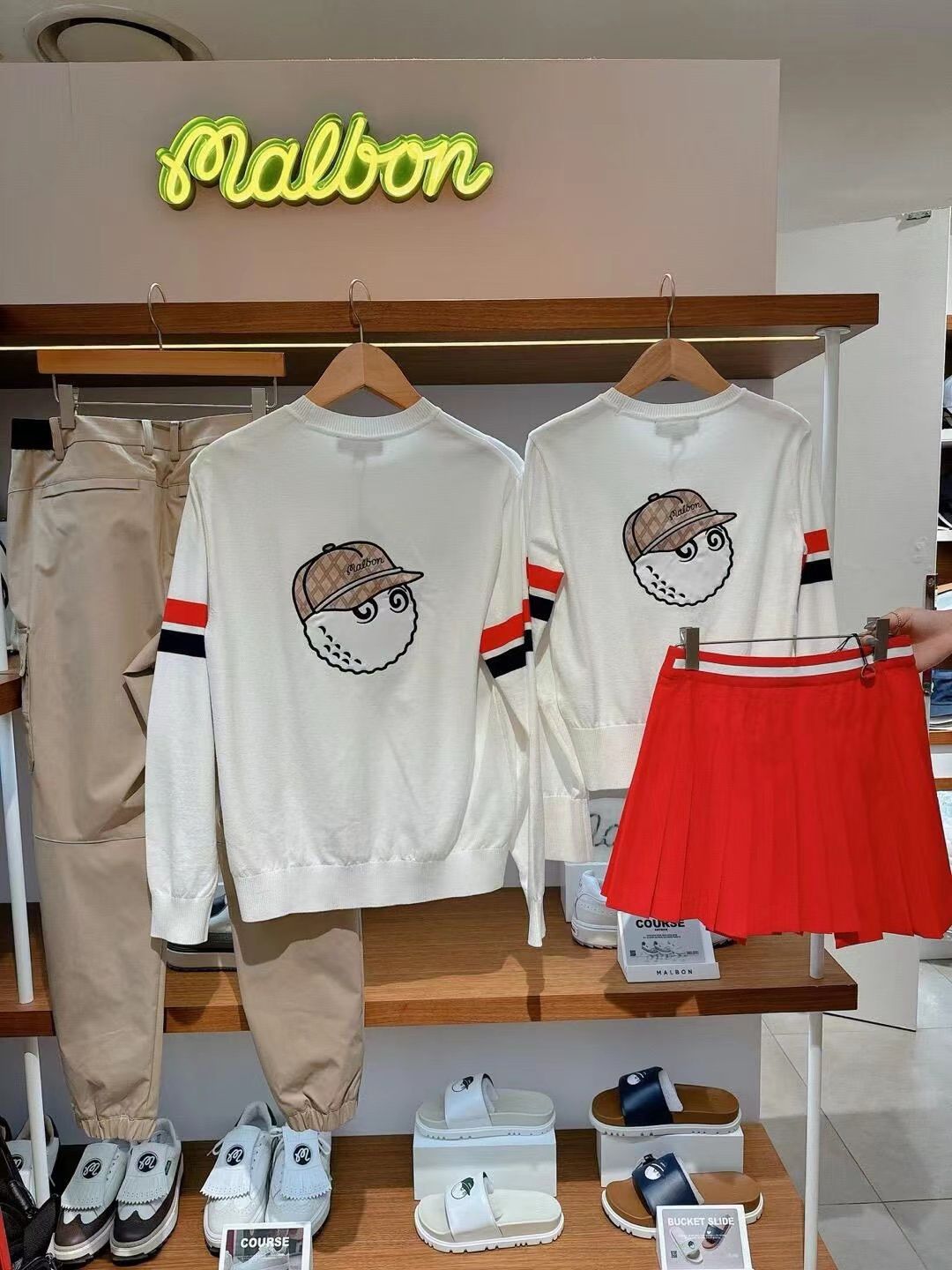 ラウンドネック セーター