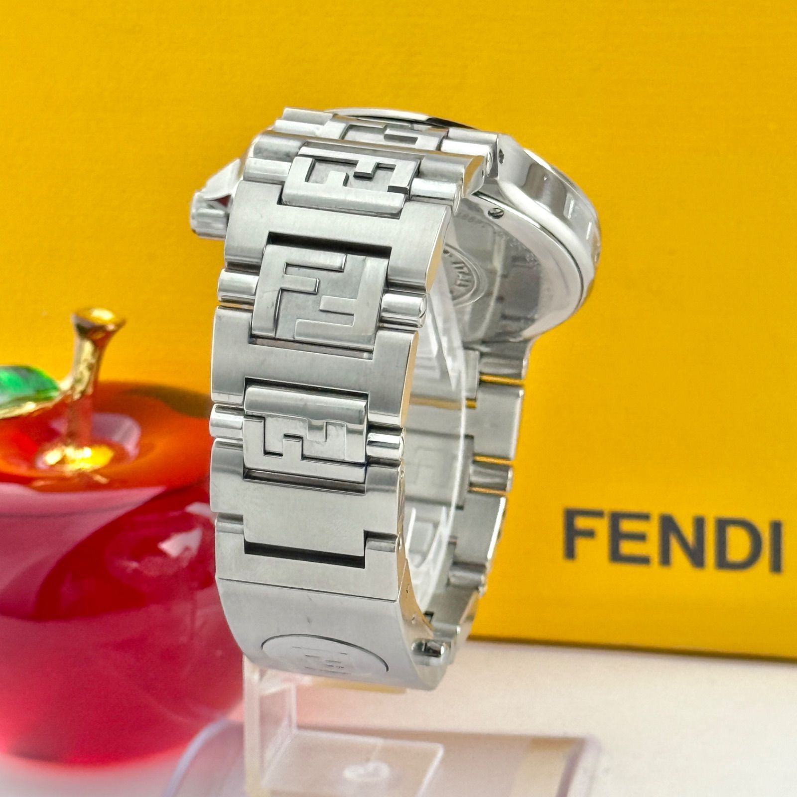 フェンディ ハイスピード 4700G デュアルタイム新品電池 メンズ 917