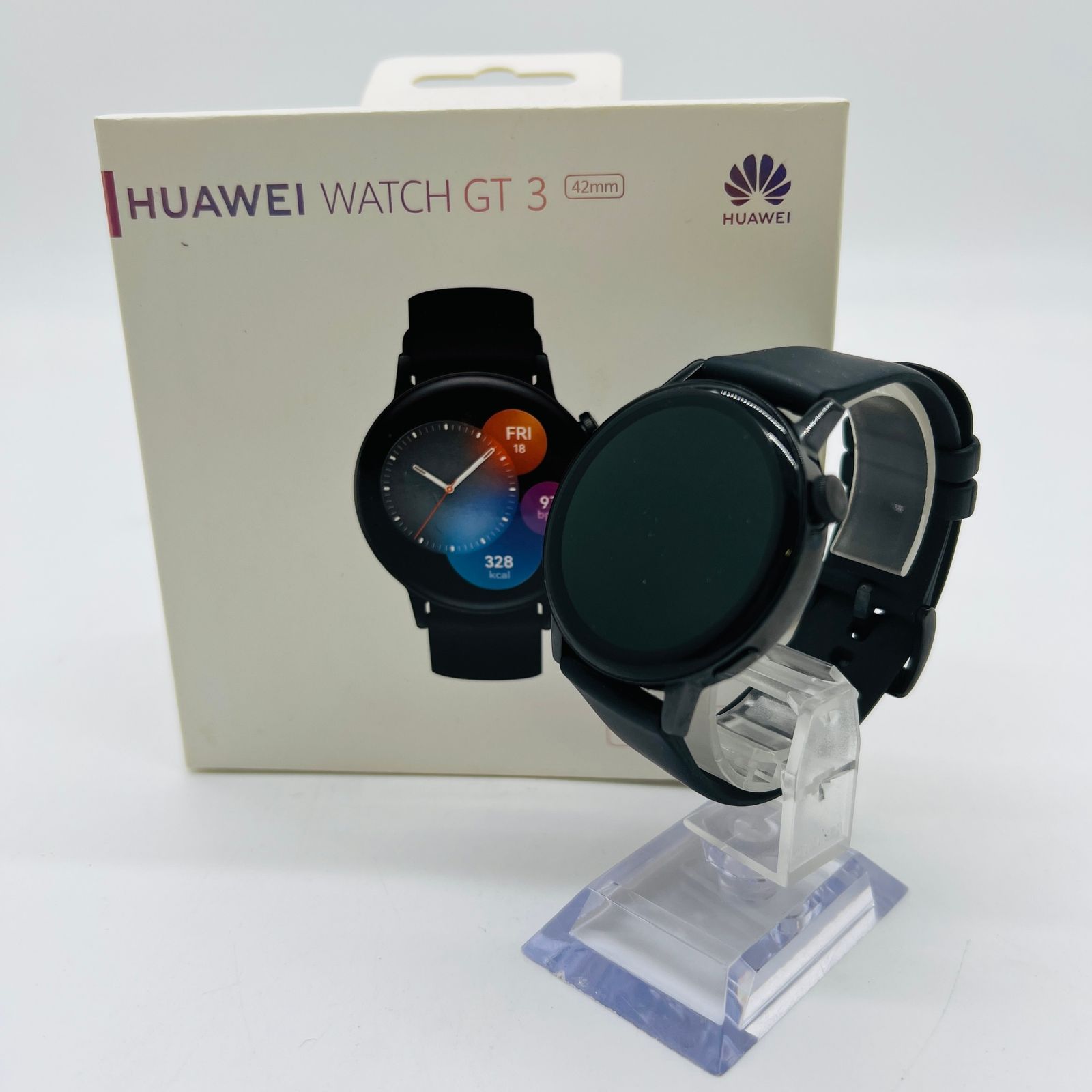 ファーウェイ HUAWEI スマートウォッチ WATCH GT 3 42 mm ブラック MIL-B 19