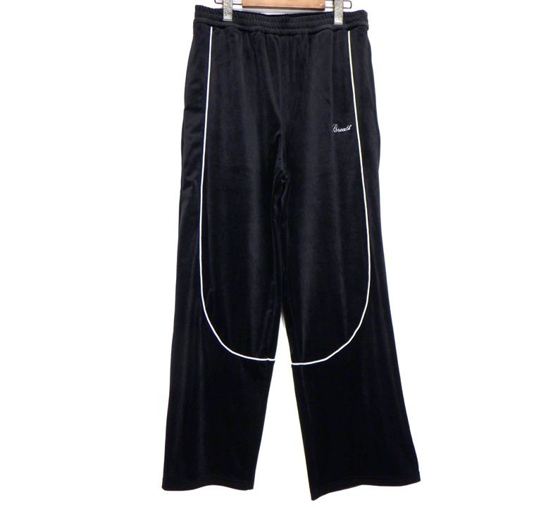 ブレス BREATH 25AW SCRIPT LOGO PIPING VELOUR TRACK PANTS BR25AW-P1003 スクリプト ロゴ パイピング ベロア トラック パンツ 45250