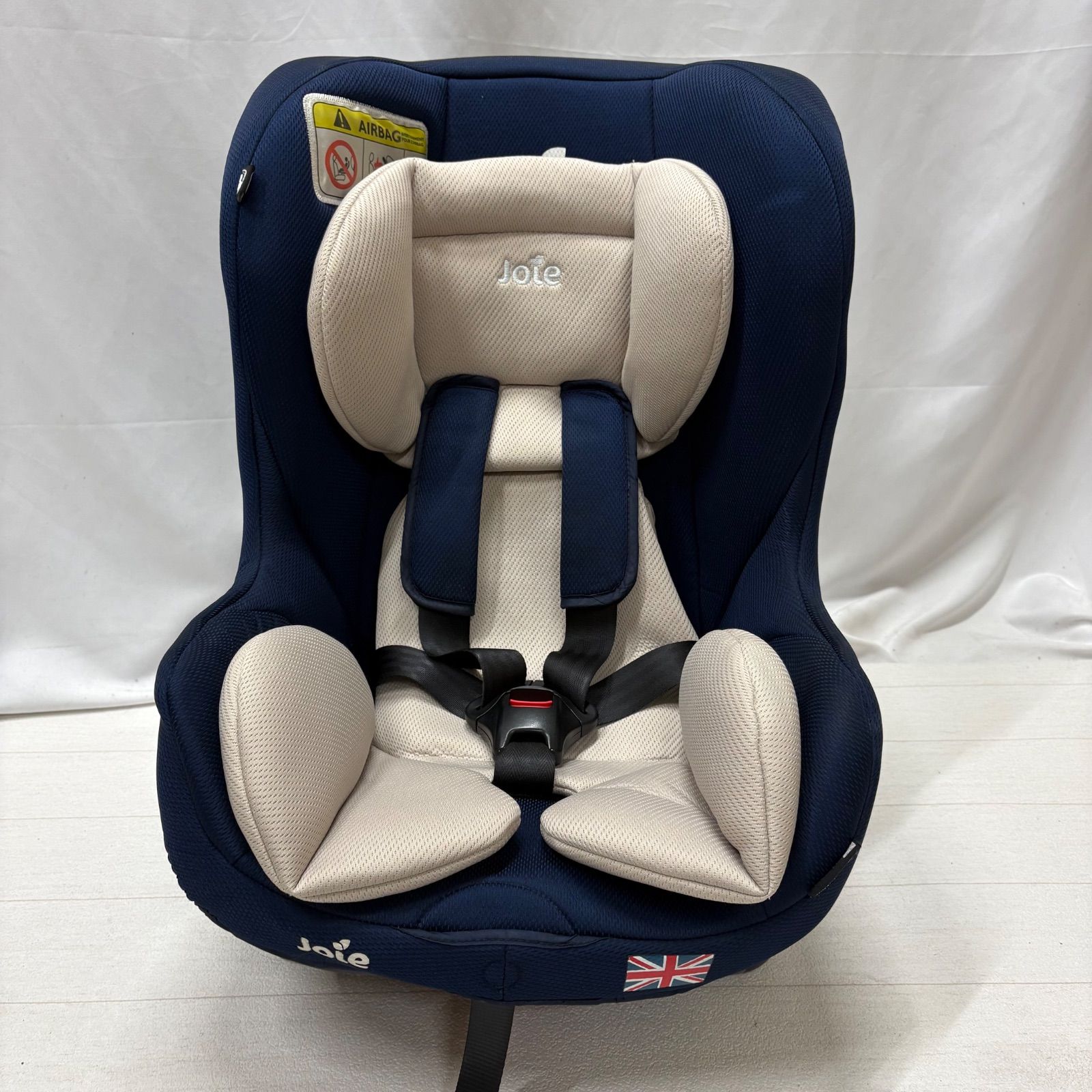 Joie 新生児対応 軽量-簡単取付 チャイルドシート Tilt チルト ネイビー ホワイト