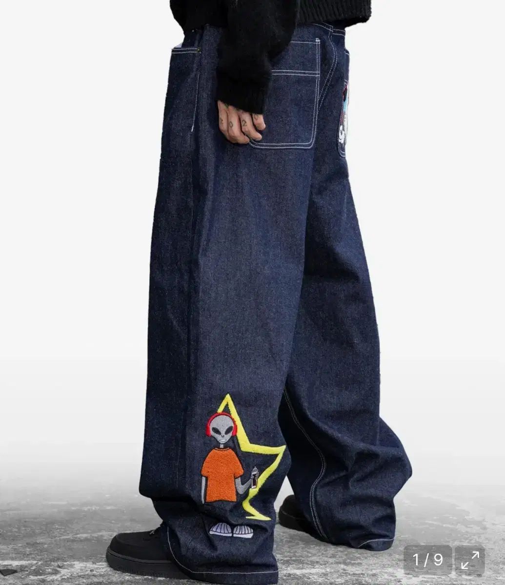 XTONZ エイリアン デニム パンツ S