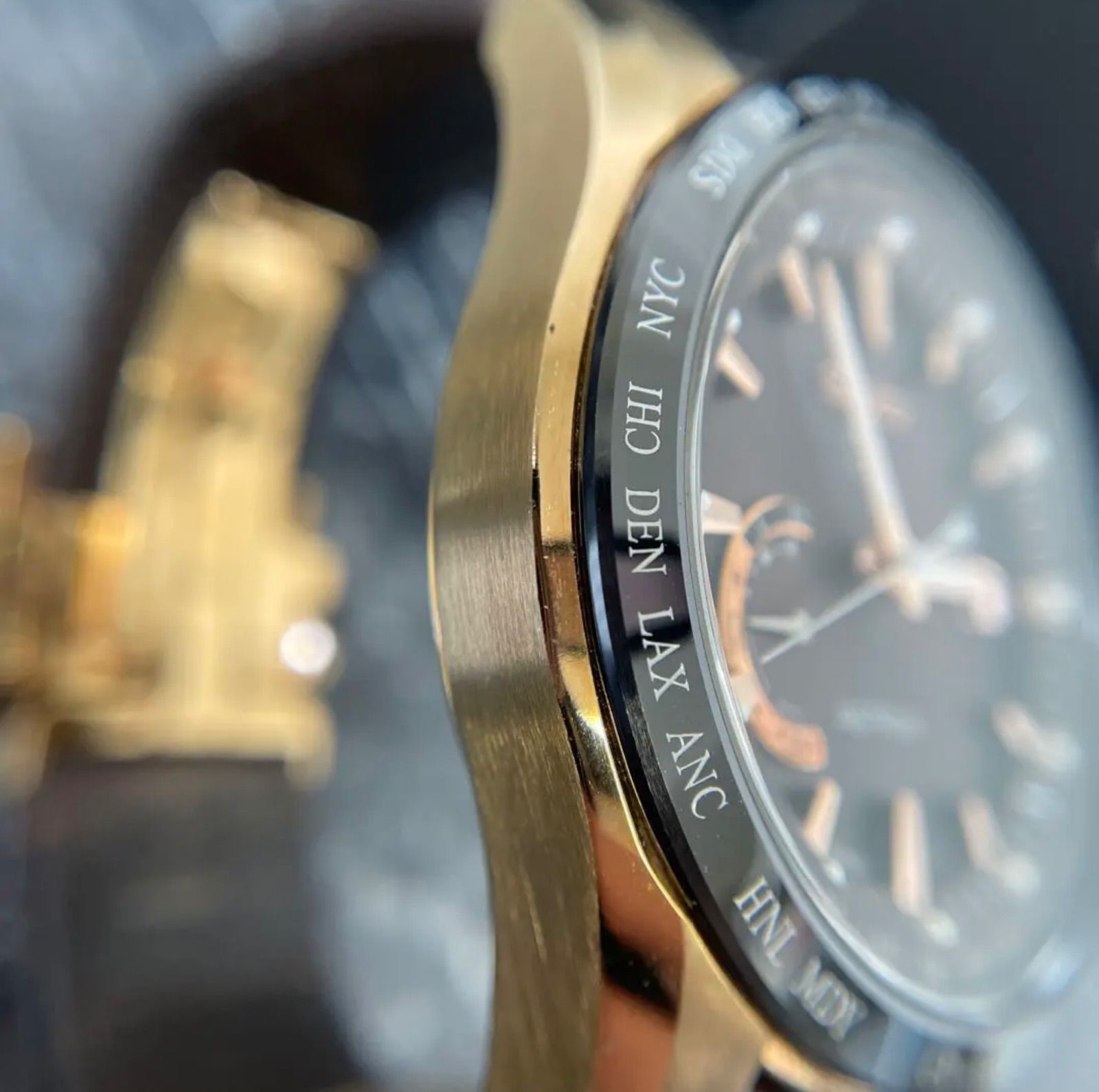 セイコー アストロン ソーラー 電波時計 SBXB096 セラミック チタン GP