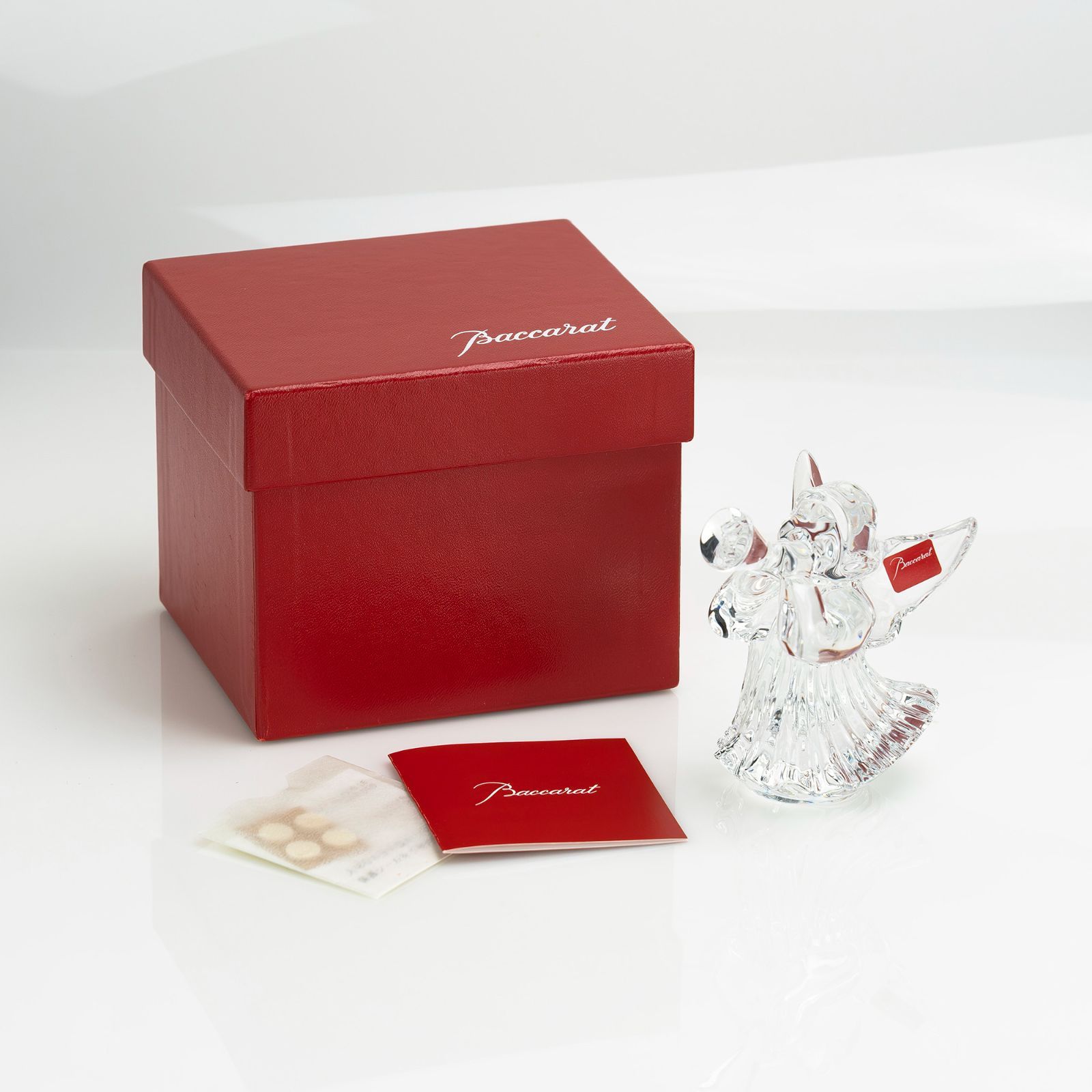 バカラ Baccarat クリスタル 置物 ラッパを吹く天使 エンジェル