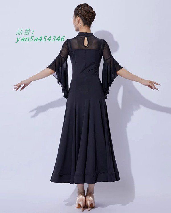 社交ダンス ドレス 社交ダンス 衣装 ワンピース モダン 長袖 レッスン着 ルンバ yan5a454346 WWW_MERCADOAVALIA_COM_BR