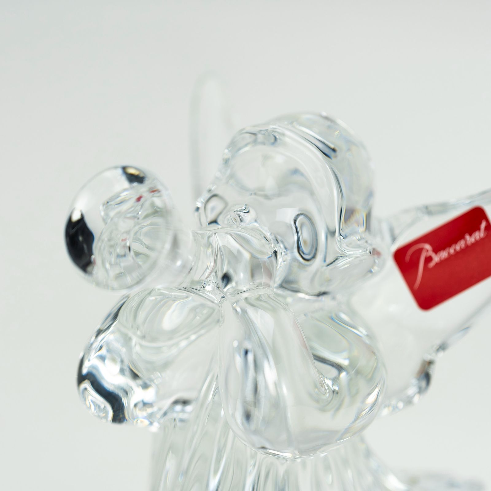 バカラ Baccarat クリスタル 置物 ラッパを吹く天使 エンジェル