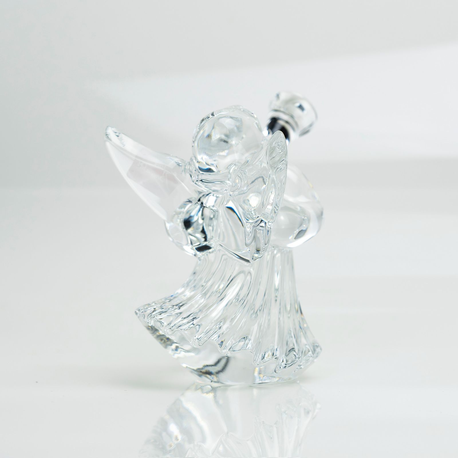 バカラ Baccarat クリスタル 置物 ラッパを吹く天使 エンジェル