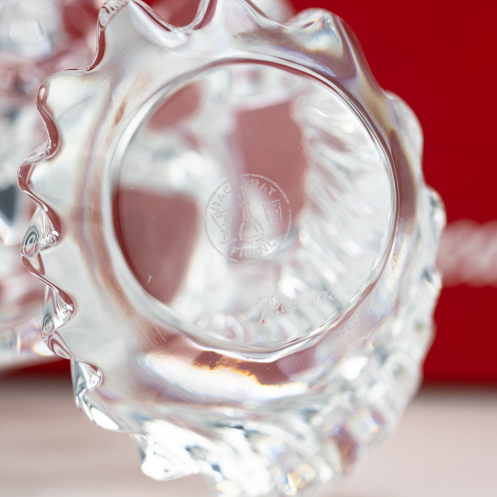 バカラ Baccarat クリスタル 置物 ラッパを吹く天使 エンジェル