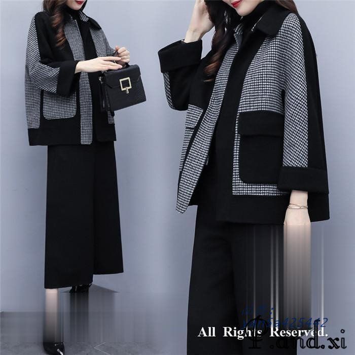 ゆったり 体型カバー オフィス 通勤OL 着痩せ パンツスタイル 通勤 母親 キレイめ 謝恩会 ママスーツ 2次会 秋コーデ コート おしゃれ yan 5 a 425442