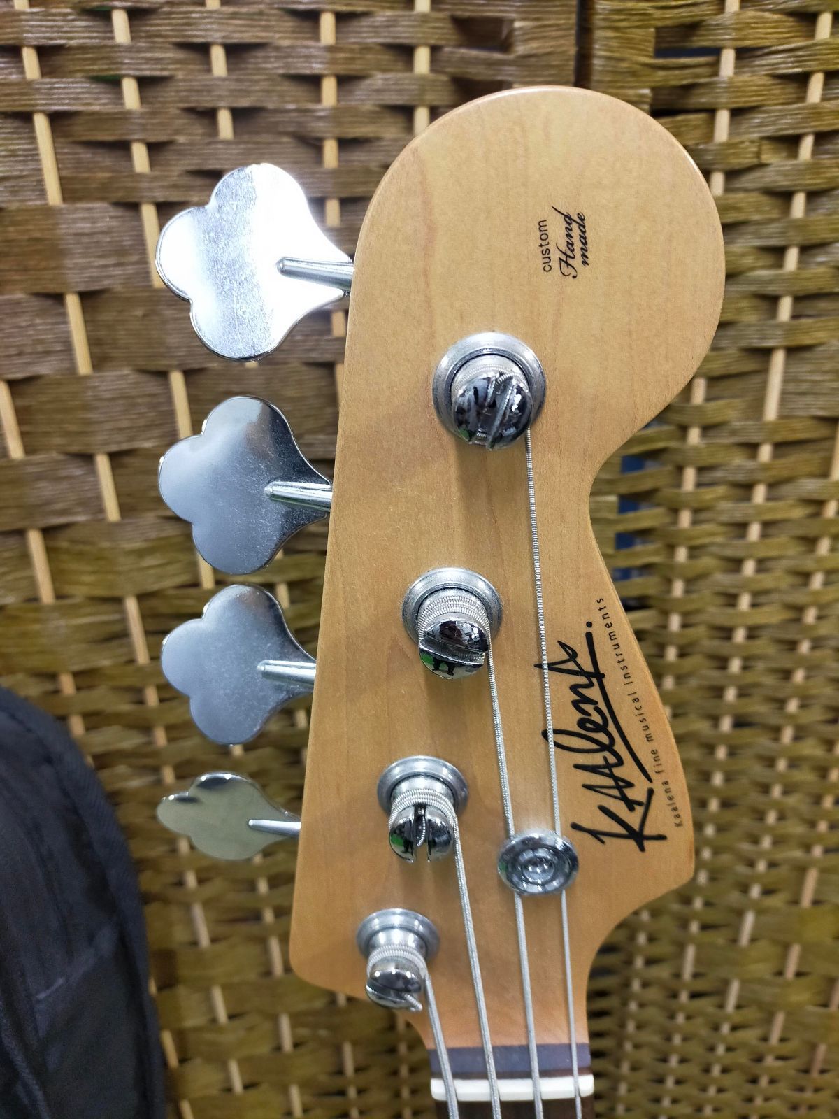 F 01 kaalena エレキベース ナチュラル 4弦 ソフトケース付き カレーナ