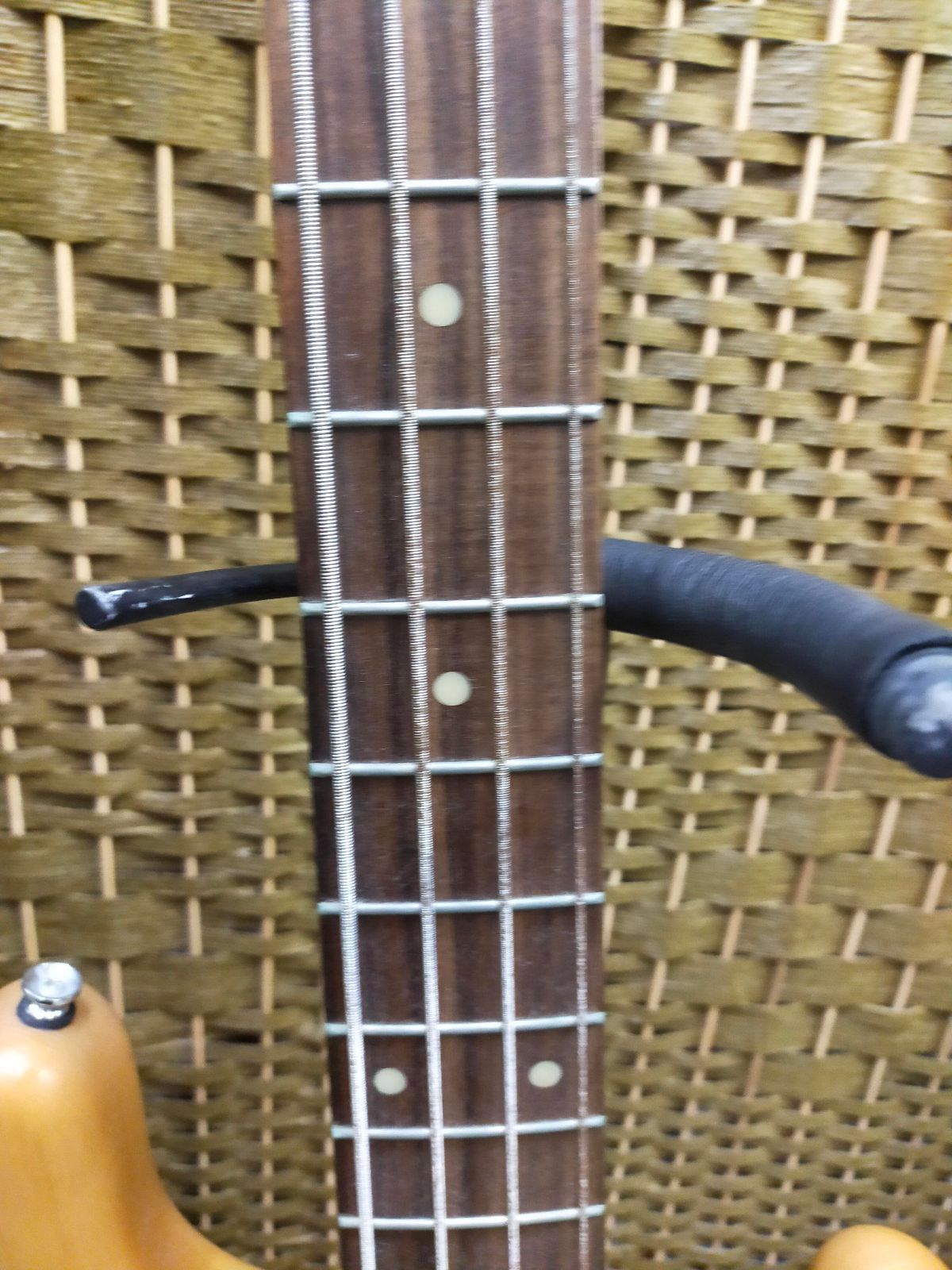 F 01 kaalena エレキベース ナチュラル 4弦 ソフトケース付き カレーナ パーカッション ラックマウント