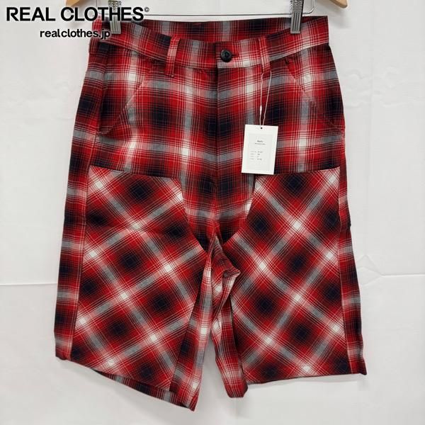 Rafu ラフ 24SS Short Pants ハーフパンツRafu028_24ss レッド M